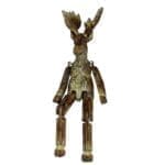 Dekoration med älg i trä