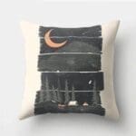 Beige camping kuddfodral