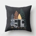 Svart camping kuddfodral