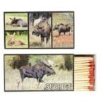 Tändstickor med älgar