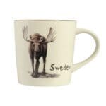 Mug med älgporträtt