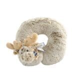 Mjuk nackkudde med älg