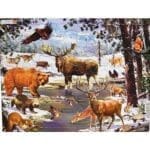 Moose and nordic animals puzzle