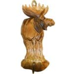 Moose hanger in wood