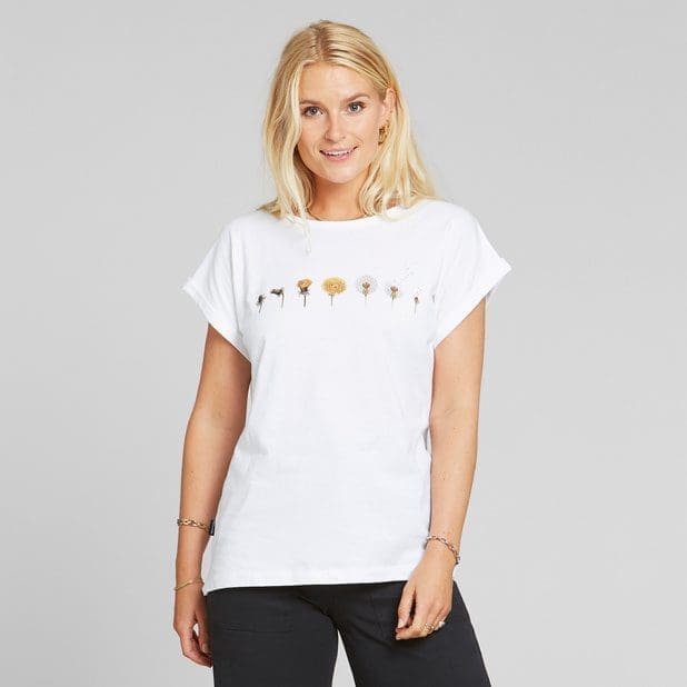 T-shirt Visby Dandelion White