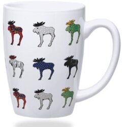 Ingelas abstract moose mug