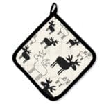 Ulrikas grytlapp med älgar