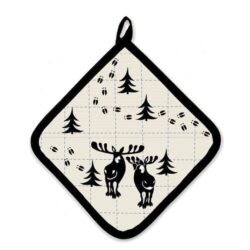 Moose track pot holder