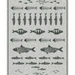 Fish cotton kitchen towel