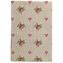 Lingon berry cotton kitchen towel
