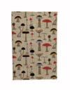 Mushroom cotton kitchen towel