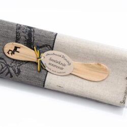 Gift set: Reindeer towel and butter knife