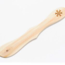 Snowflake butter knife