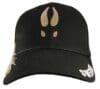 Black moose track cap