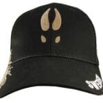 Black moose track cap