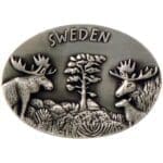 Moose metal forest magnet