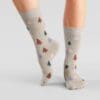 Socks Sigtuna Trees Grey Melange
