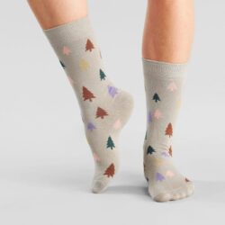 Socks Sigtuna Trees Grey Melange