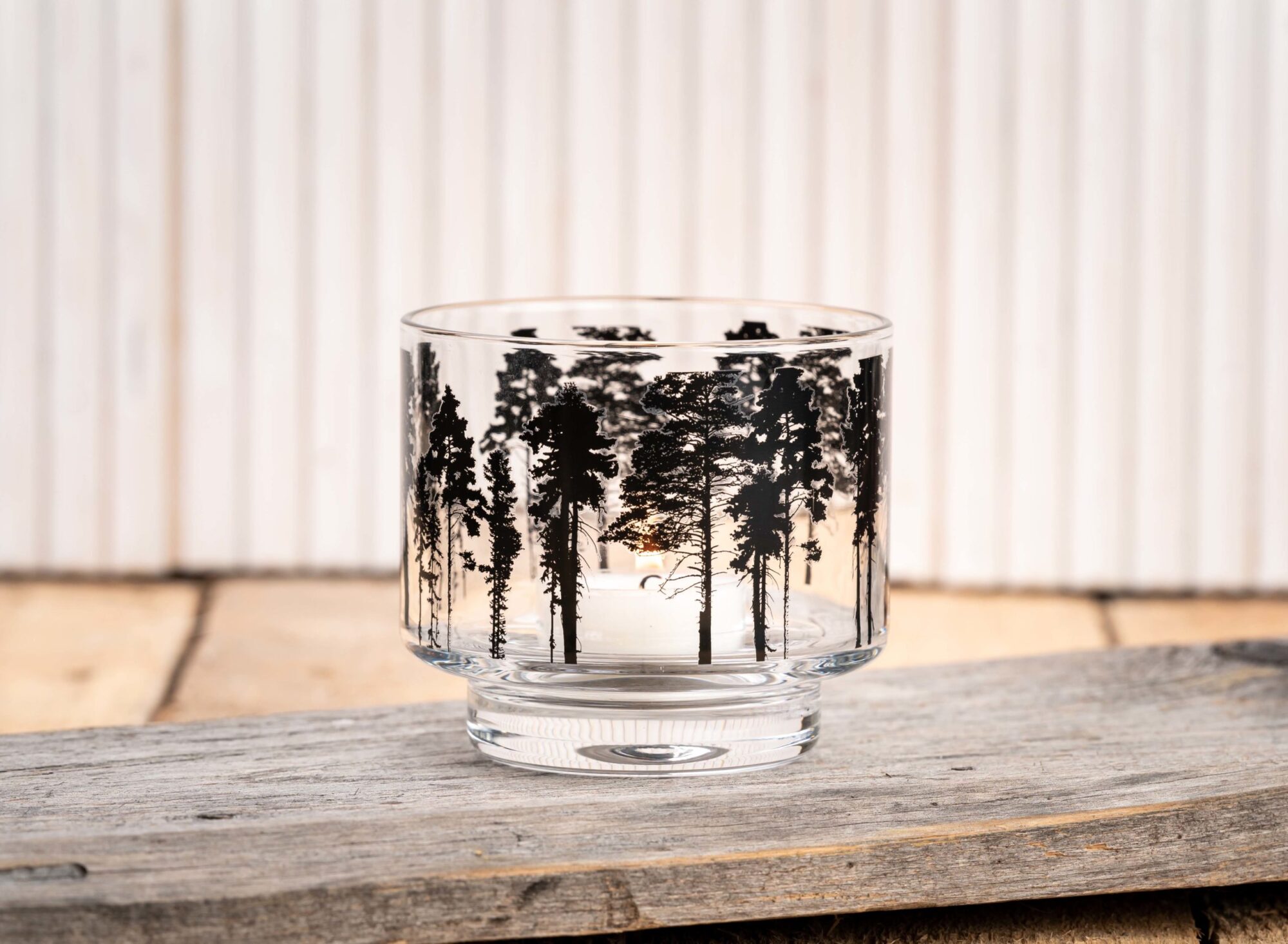 NORDIC CANDLE HOLDER/JAR THE FOREST