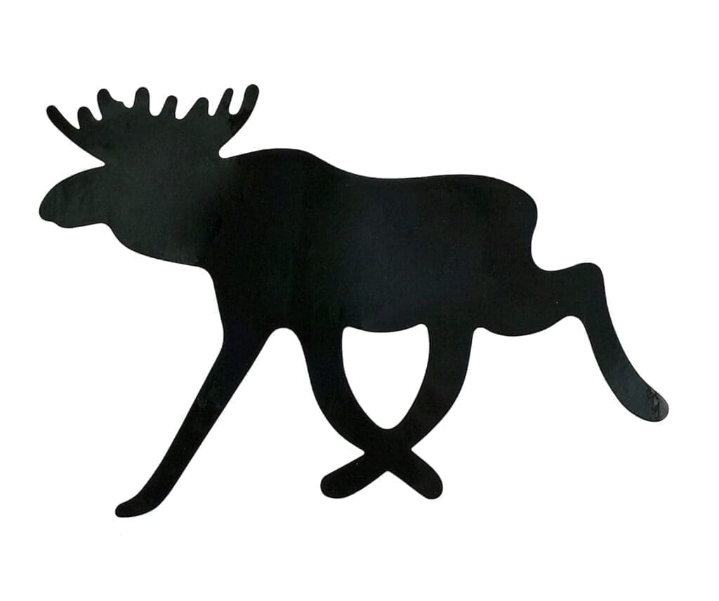 Moose car sticker