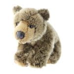 Realistic soft toy bear