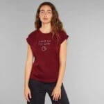 T-shirt Visby Local Planet Burgundy