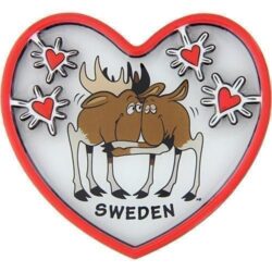 Romantic moose magnet