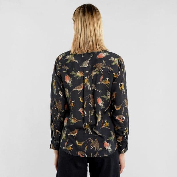Shirt Dorothea Autumn Birds Black