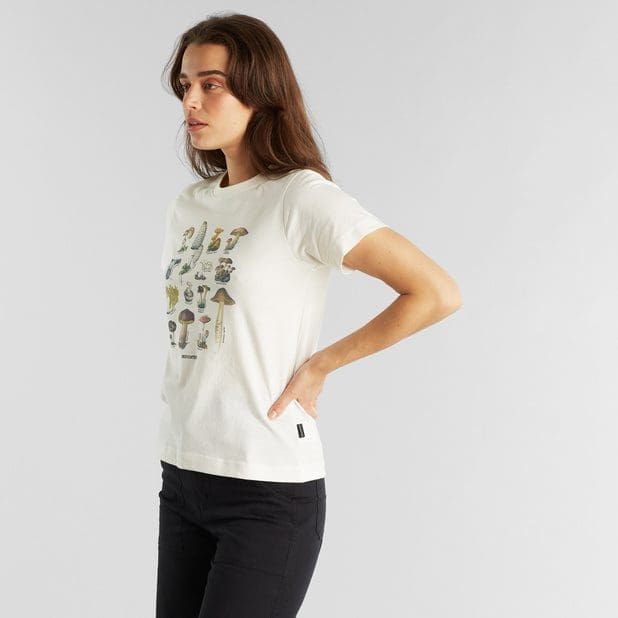 T-shirt Mysen Vintage Mushroom Off-White