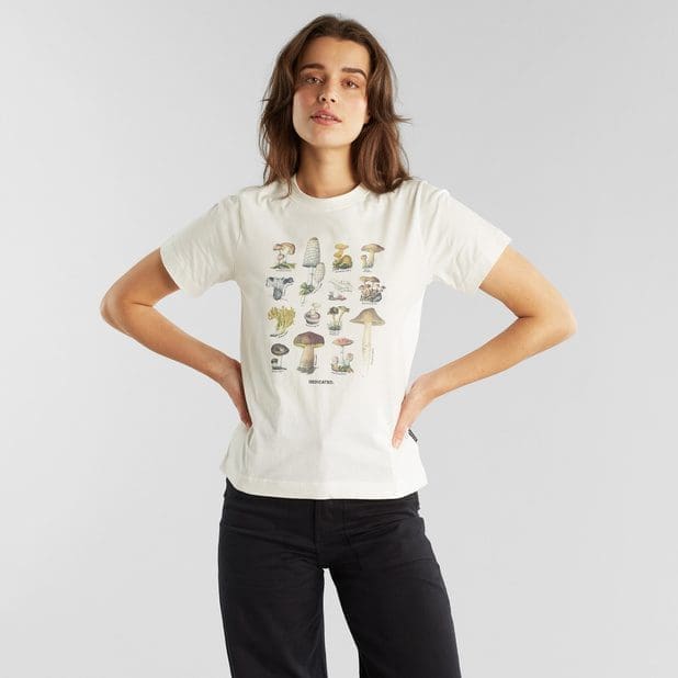 T-shirt Mysen Vintage Mushroom Off-White