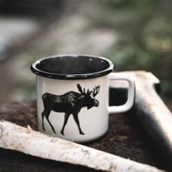 NORDIC ENAMEL MUG THE MOOSE