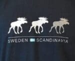 Dark blue Moose on parade T-shirt