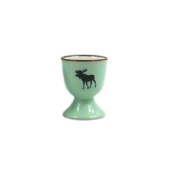 Turquoise Story Egg cups Moose