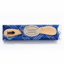 Gift set: Fish butter knife and cloth