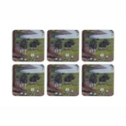 6-pack Moose Coasters