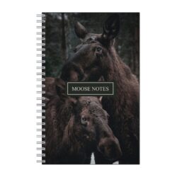 Älg anteckningsbok & kalender: Winter Moose