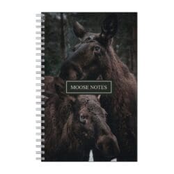Moose Notebook & Calendar: Winter Moose