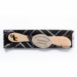 Gift set: Reindeer butter knife and cloth