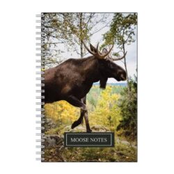 Moose Notebook & Calendar: Autumn Bull