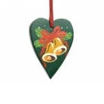 Handmålade julgranshänge med klockor