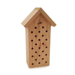 Bee hotel in alder wood