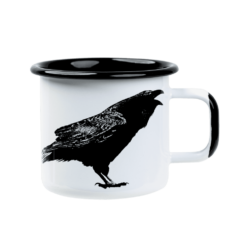 Nordic Enamel Mug The Raven