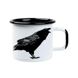 Nordic Enamel Mug The Raven