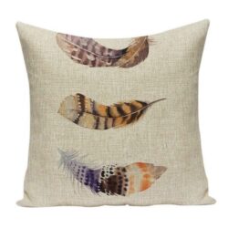 Natural Feather Cushion Cover