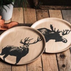 Nordic Tray The Deer 35 CM