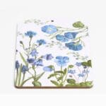 Blå Blomma Skärbräda