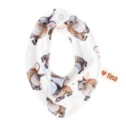 Hare Baby Bib OEKO-TEX