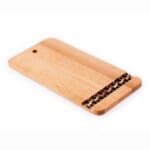 Skärbräda i eneträ med renar