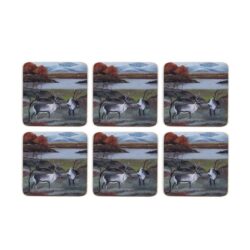 6-pack Reindeer Coasters