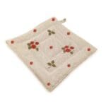 Strawberry cotton pot holder